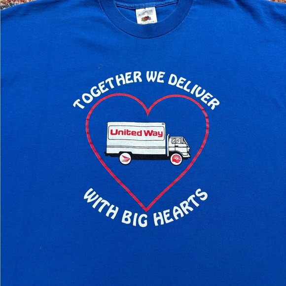 Vintage Canada Post United Way Delivery T-shirt Size XL - Picture 4 of 6